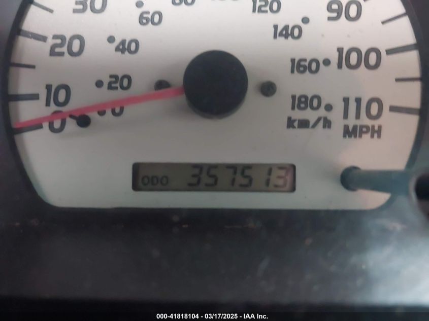 2003 Toyota Tacoma VIN: 5TEWM72NX3Z241262 Lot: 41818104