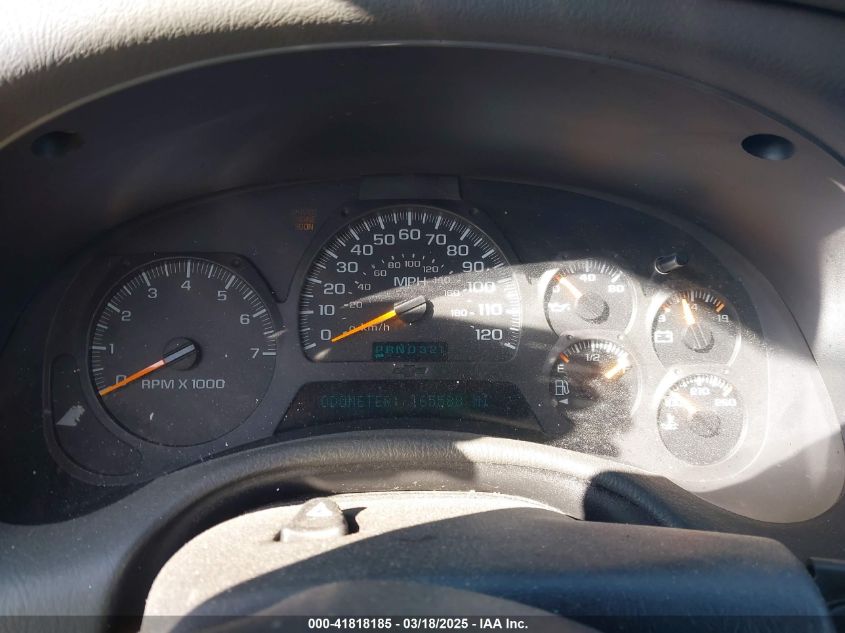 2002 Chevrolet Trailblazer Ltz VIN: 1GNDT13S122439749 Lot: 41818185