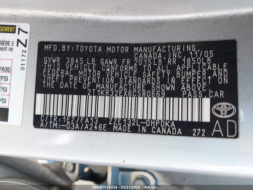 2010 TOYOTA YARIS VIN: JTDKT4K32A5309116