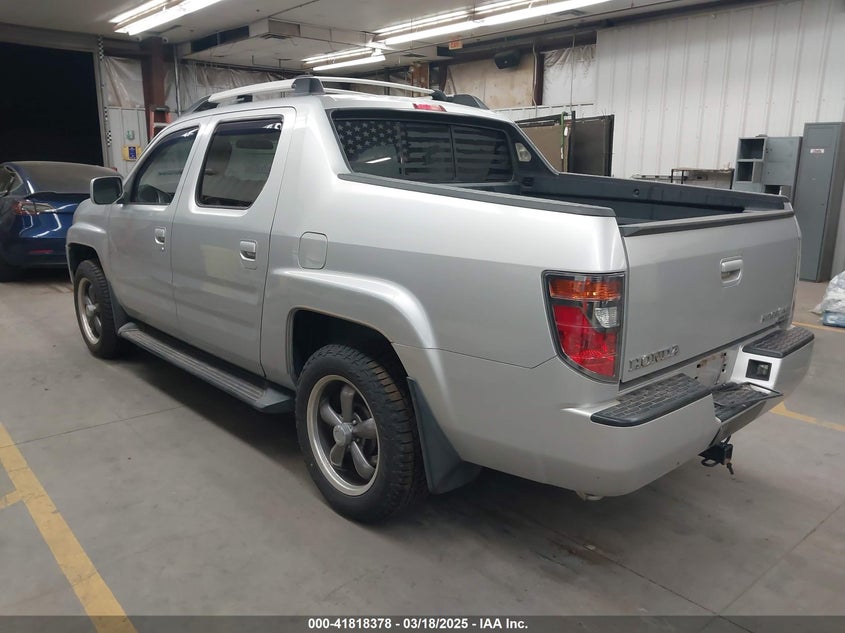 2007 HONDA RIDGELINE VIN: 2HJYK16437H505691