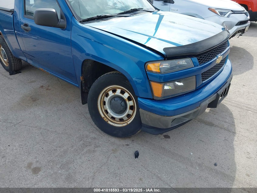 2011 CHEVROLET COLORADO VIN: 1GCCSBF95B8135293