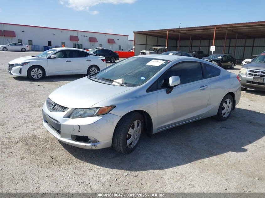 2012 HONDA CIVIC VIN: 2HGFG3B52CH549698