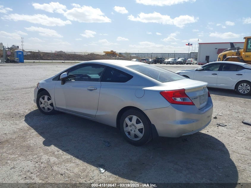 2012 HONDA CIVIC VIN: 2HGFG3B52CH549698