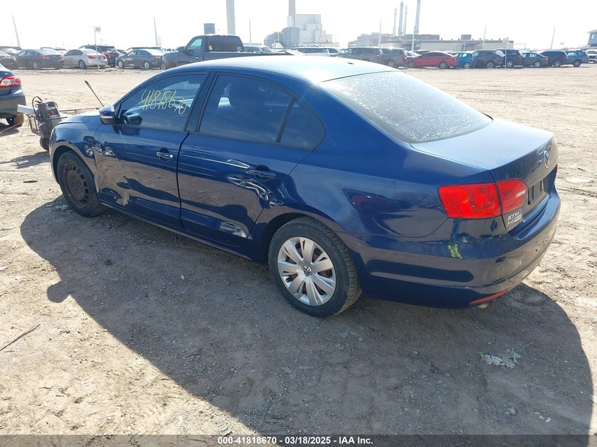 2011 VOLKSWAGEN JETTA VIN: 3VWDZ7AJ1BM040592