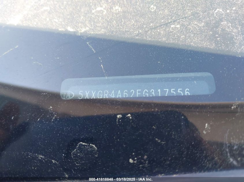 2014 Kia Optima Sx Turbo VIN: 5XXGR4A62EG317556 Lot: 41818848