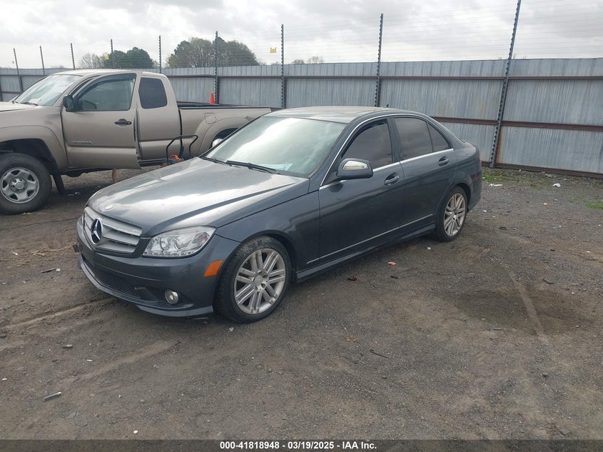 2008 MERCEDES-BENZ C VIN: WDDGF54X68R031994