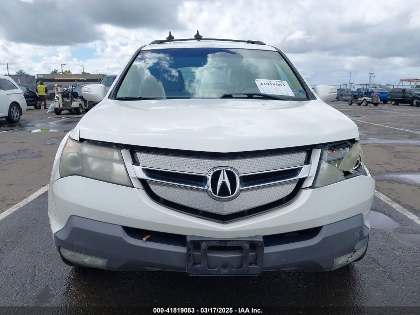 2008 Acura Mdx Technology Package VIN: 2HNYD28488H500905 Lot: 41819083