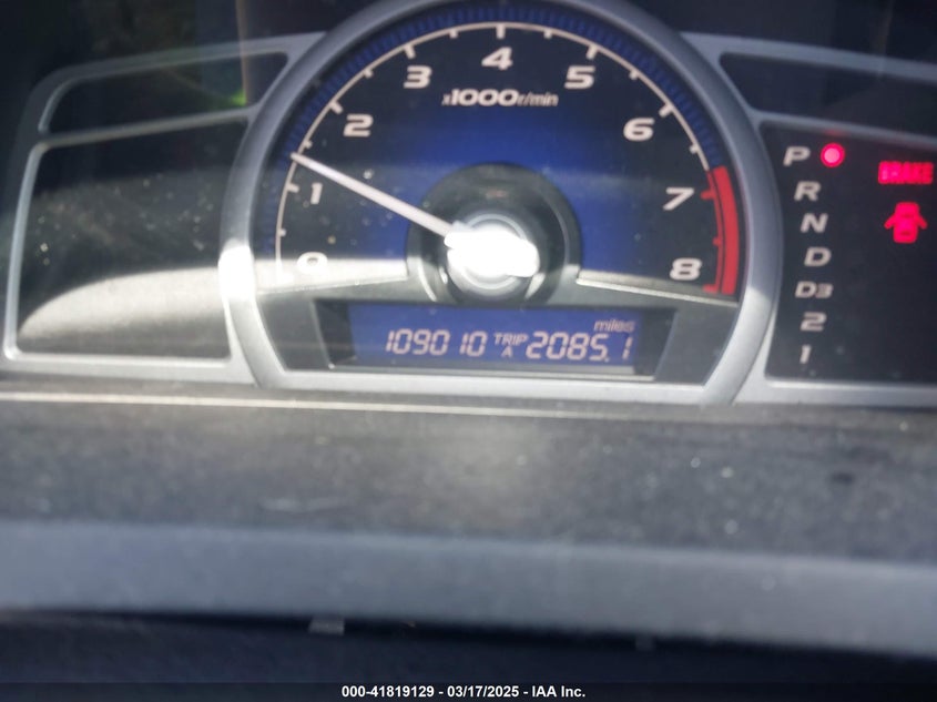 2008 HONDA CIVIC VIN: 2HGFG126X8H557665