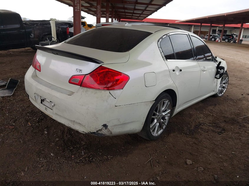 2008 INFINITI G35 VIN: JNKBV61E38M201126