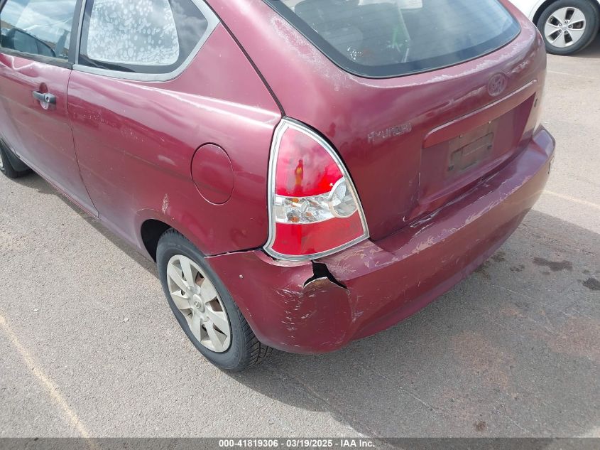 2007 Hyundai Accent Gs VIN: KMHCM36CX7U036376 Lot: 41819306