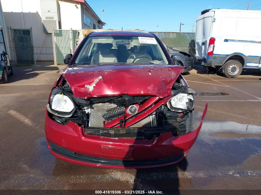 2007 Hyundai Accent Gs VIN: KMHCM36CX7U036376 Lot: 41819306