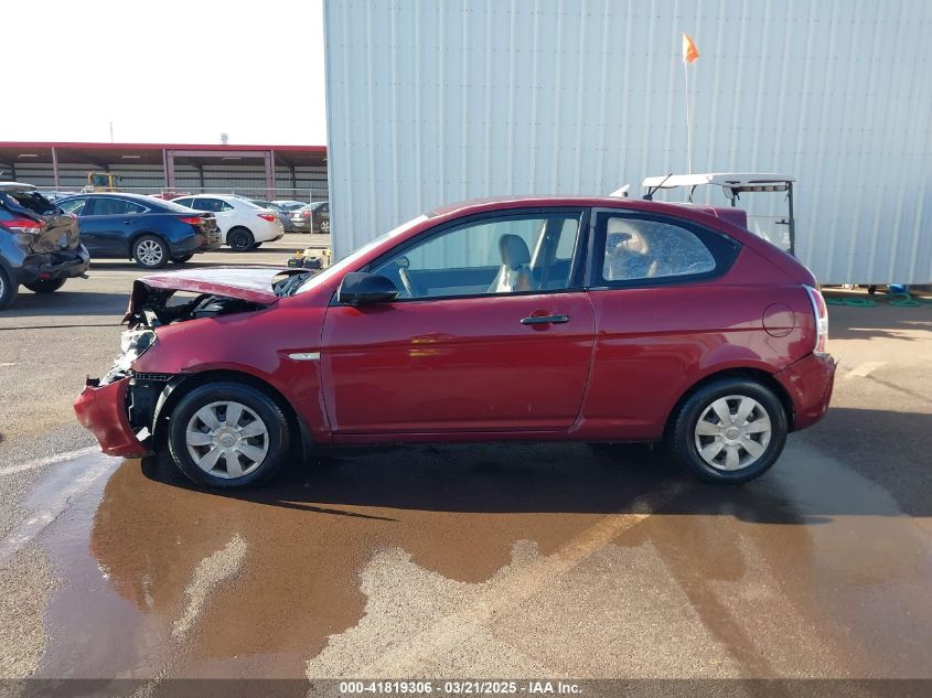 2007 Hyundai Accent Gs VIN: KMHCM36CX7U036376 Lot: 41819306