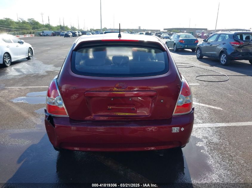 2007 Hyundai Accent Gs VIN: KMHCM36CX7U036376 Lot: 41819306