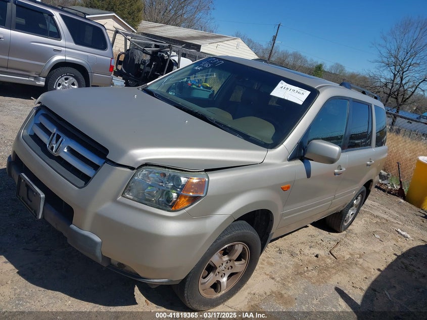 2006 HONDA PILOT VIN: 5FNYF28626B016118