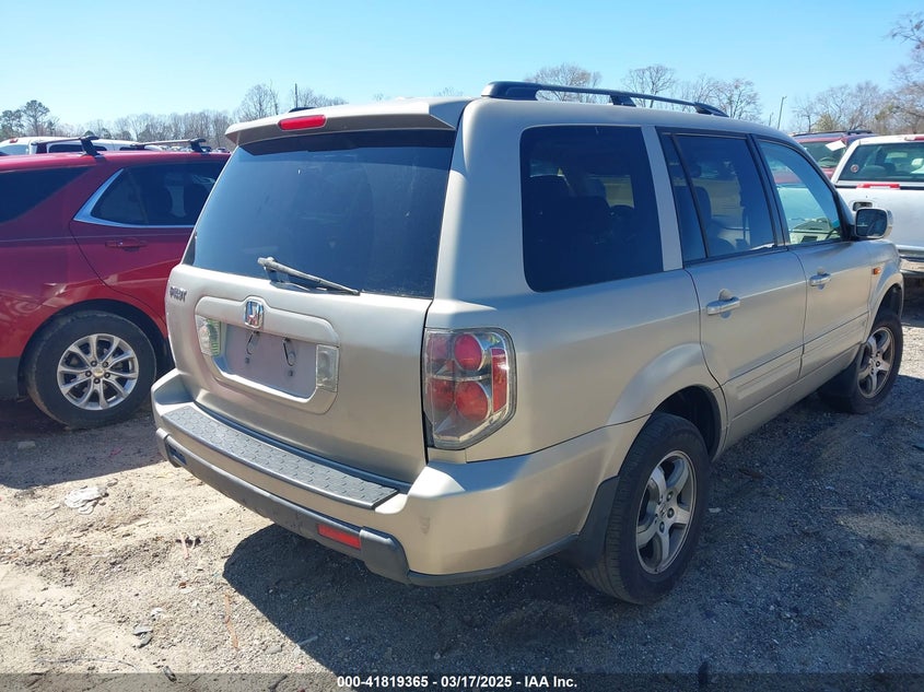 2006 HONDA PILOT VIN: 5FNYF28626B016118