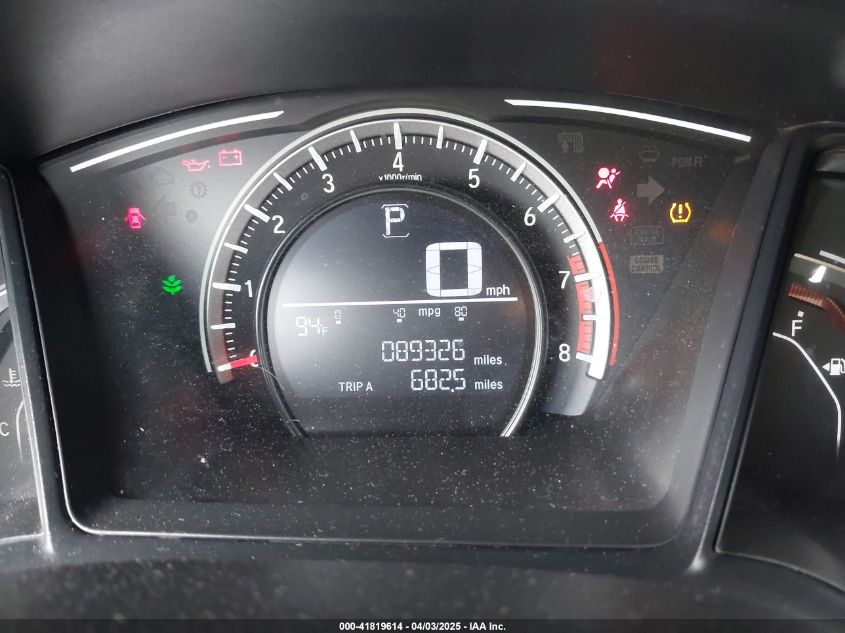 2018 Honda Civic Lx VIN: 19XFC2F53JE204123 Lot: 41819614