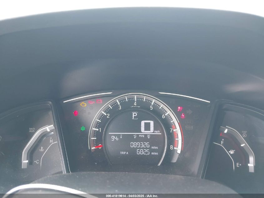 2018 Honda Civic Lx VIN: 19XFC2F53JE204123 Lot: 41819614