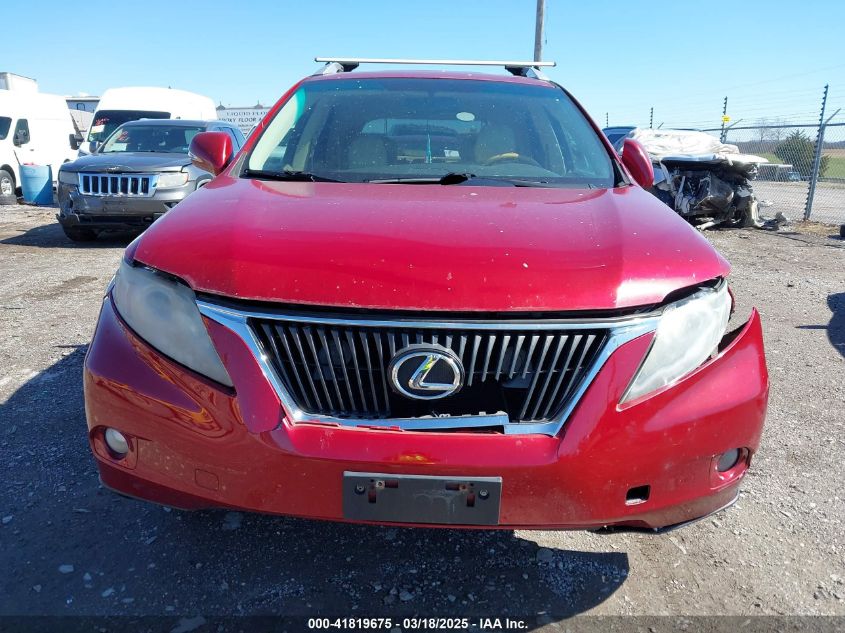 2012 Lexus Rx 350 VIN: 2T2BK1BA4CC138886 Lot: 41819675