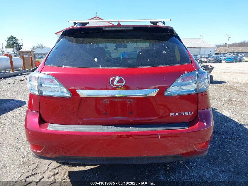 2012 Lexus Rx 350 VIN: 2T2BK1BA4CC138886 Lot: 41819675