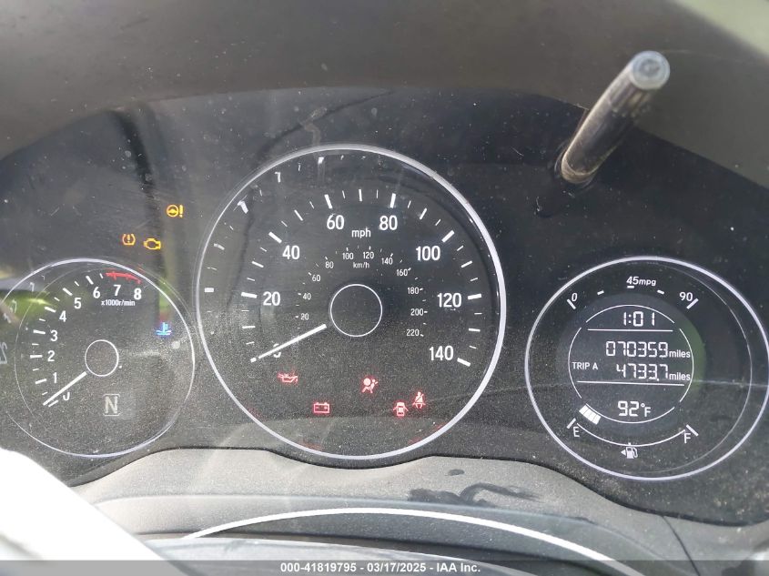 2021 Honda Hr-V 2Wd Sport VIN: 3CZRU5H16MM708837 Lot: 41819795