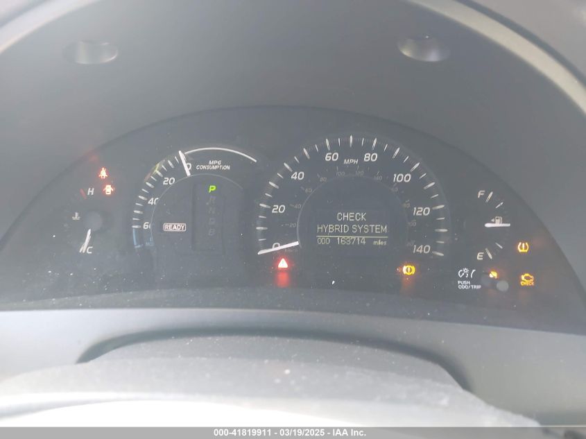 2009 Toyota Camry Hybrid VIN: 4T1BB46KX9U108209 Lot: 41819911