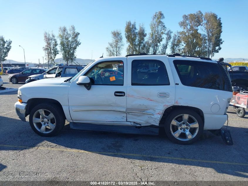 2005 Chevrolet Tahoe Lt VIN: 1GNEC13T85R134239 Lot: 41820172