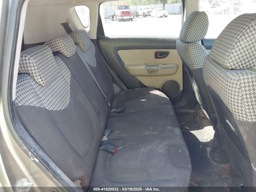 2010 Kia Soul ! VIN: KNDJT2A29A7028640 Lot: 41820532