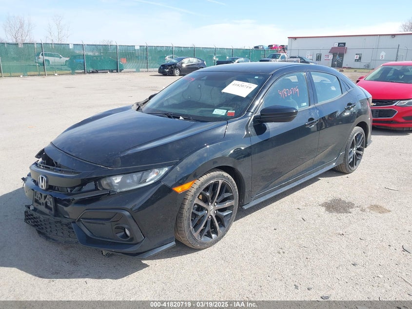 2021 HONDA CIVIC VIN: SHHFK7H40MU408315