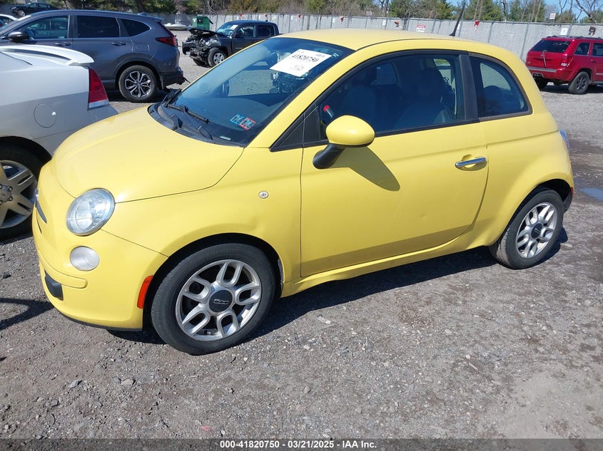 2013 FIAT 500 VIN: 3C3CFFAR3DT570552