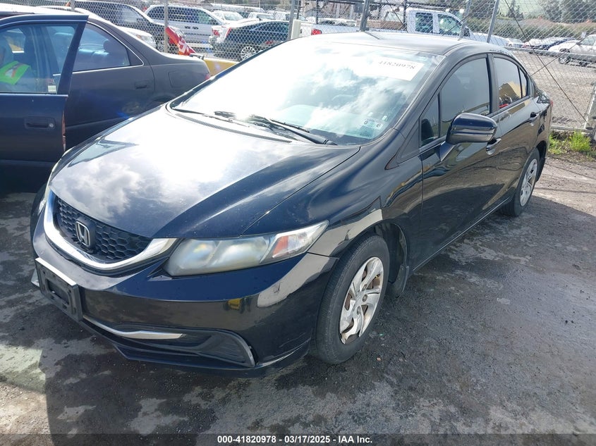 2014 HONDA CIVIC VIN: 19XFB2F5XEE040569