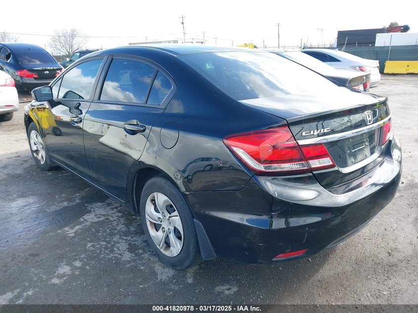 2014 HONDA CIVIC VIN: 19XFB2F5XEE040569