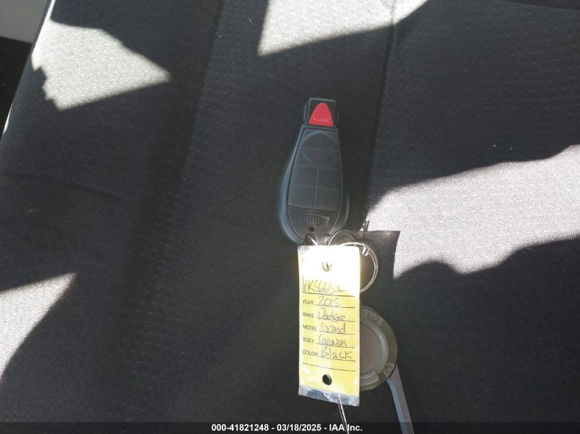 2015 Dodge Grand Caravan Sxt VIN: 2C4RDGCG8FR566533 Lot: 41821248