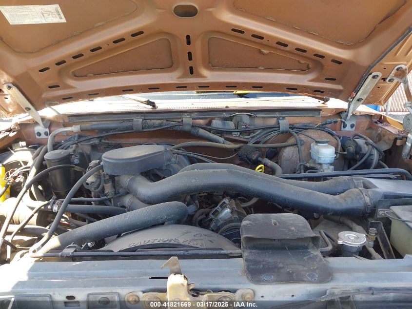 1991 Ford Bronco U100 VIN: 1FMEU15N2MLA32730 Lot: 41821669