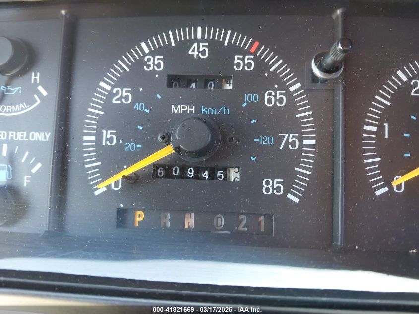 1991 Ford Bronco U100 VIN: 1FMEU15N2MLA32730 Lot: 41821669