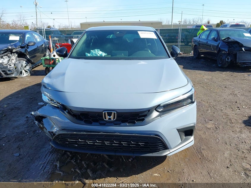 2022 HONDA CIVIC VIN: 19XFL2H80NE011442