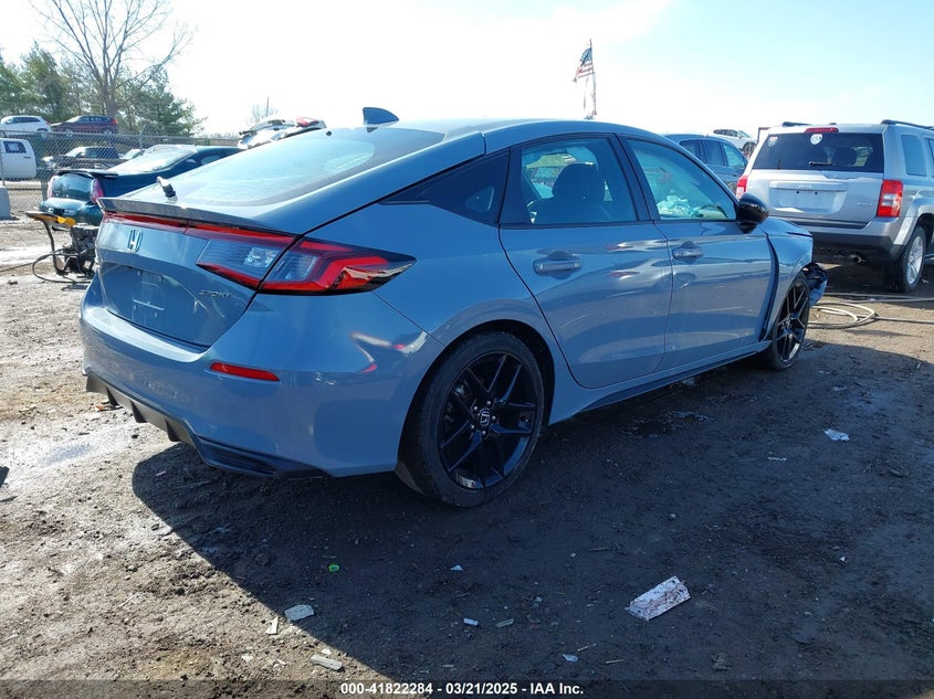 2022 HONDA CIVIC VIN: 19XFL2H80NE011442