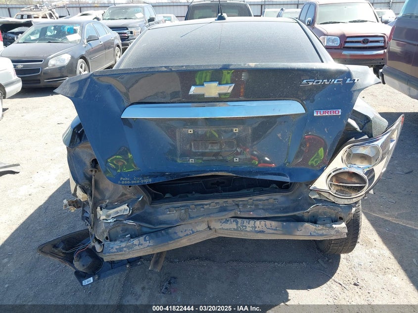 2015 CHEVROLET SONIC LT AUTO - 1G1JC5SB0F4213841