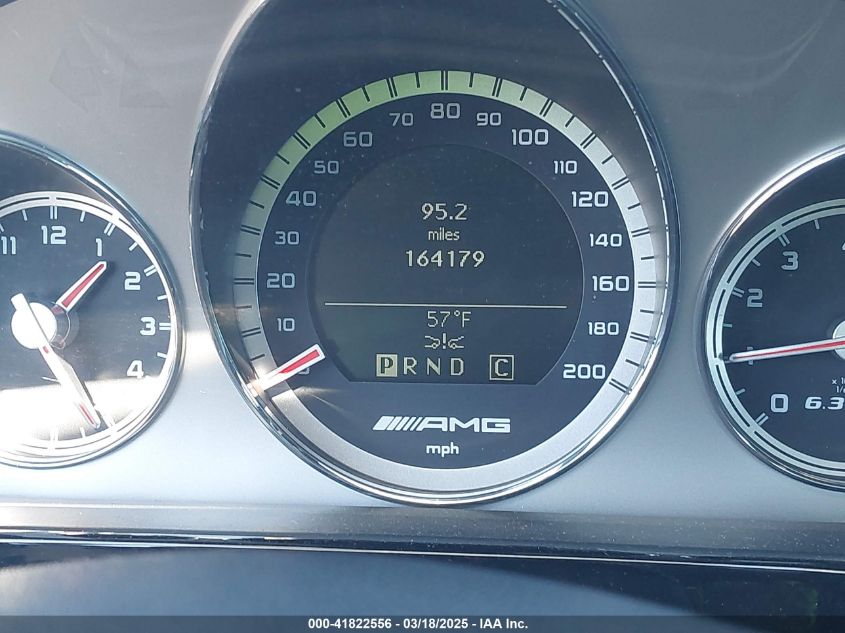 2010 Mercedes-Benz E 63 Amg VIN: WDDHF7HB3AA169852 Lot: 41822556