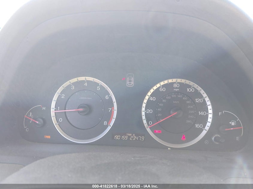 2009 HONDA ACCORD VIN: 1HGCP25429A148613