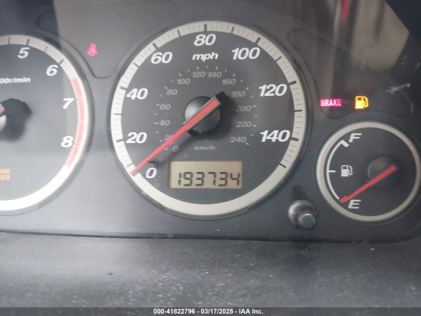 2003 Honda Cr-V Lx VIN: SHSRD77493U113621 Lot: 41822796