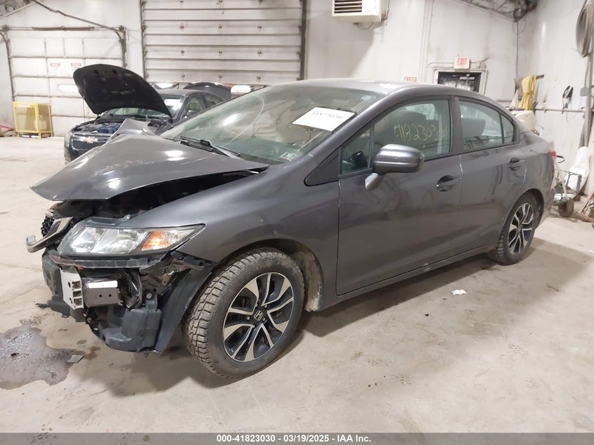 2014 HONDA CIVIC VIN: 19XFB2F82EE227900