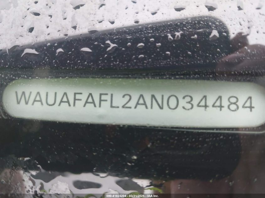 2010 Audi A4 Premium VIN: WAUAFAFL2AN0344B4 Lot: 41823204