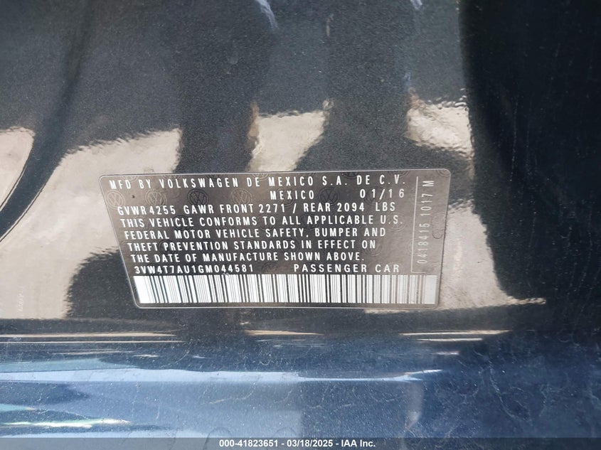 2016 VOLKSWAGEN GOLF GTI S 4-DOOR - 3VW4T7AU1GM044581