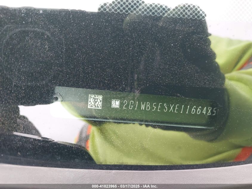 2014 Chevrolet Impala Limited Lt VIN: 2G1WB5E3XE1166485 Lot: 41823965