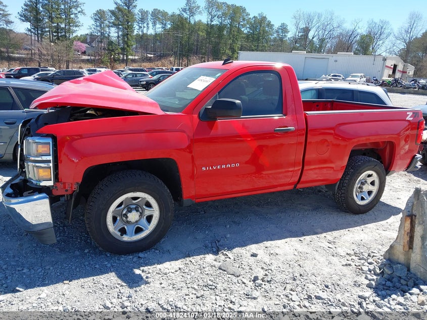2014 CHEVROLET SILVERADO 1500 WORK TRUCK 2WT - 1GCNCPEH6EZ300701