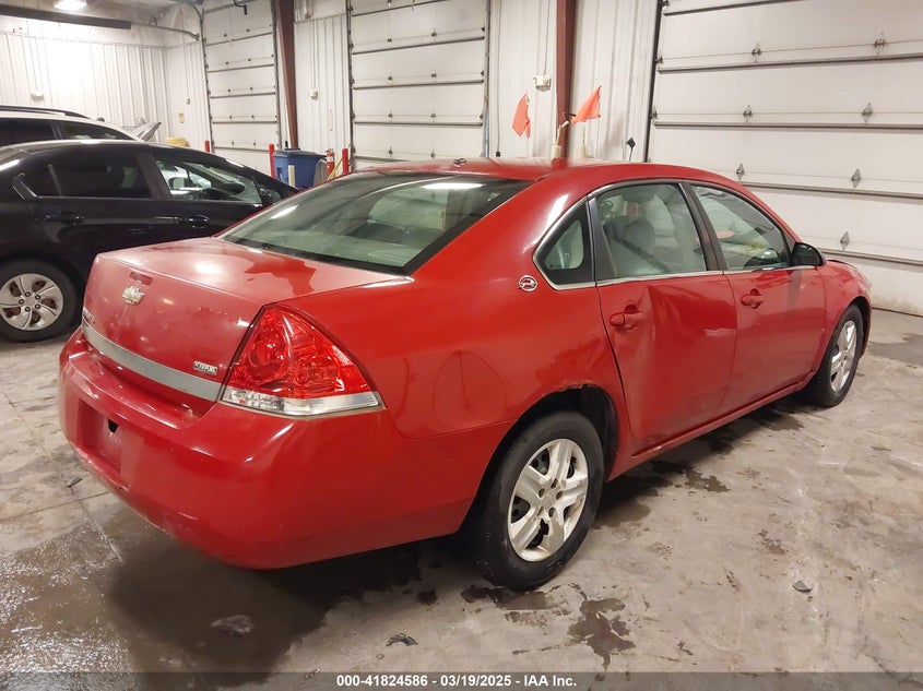 2008 CHEVROLET IMPALA VIN: 2G1WB55KX89159291