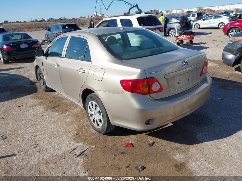 2009 TOYOTA COROLLA VIN: 2T1BU40E59C163293
