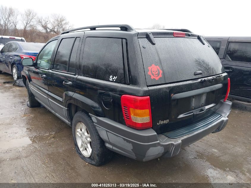 2002 Jeep Grand Cherokee Laredo black other gasoline 1J8GX48S12C142259 photo #4
