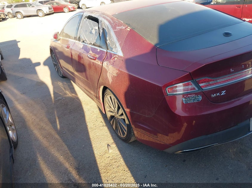 2017 LINCOLN MKZ VIN: 3LN6L5E99HR666500