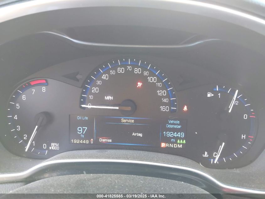 2016 Cadillac Srx Luxury Collection VIN: 3GYFNBE33GS545603 Lot: 41825585